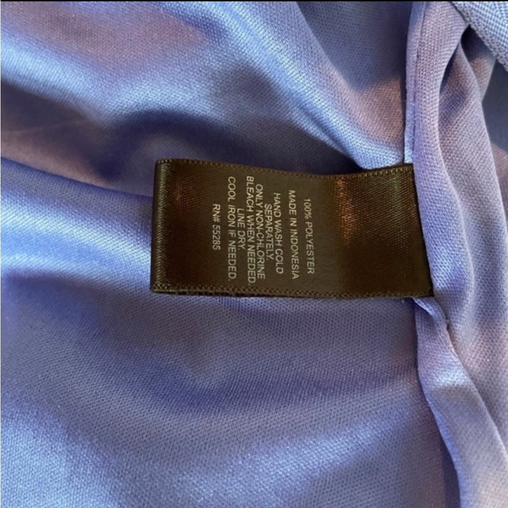 Express Periwinkle Blue Ruffled Romper Size 0 - Picture 3 of 4